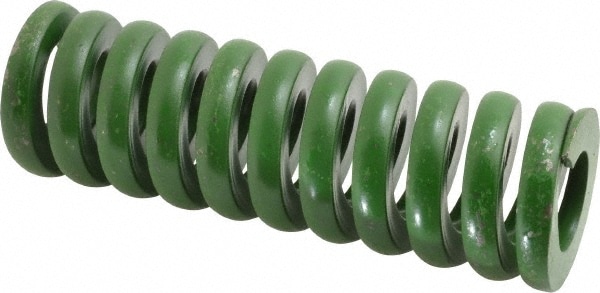 Associated Spring Raymond 106-824 Die Spring: 2" Hole Dia, 1" Rod Dia, 6" Free Length, Green Image