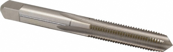 5/16-24 Plug RH H2 Bright High Speed Steel 4-Flute Straight Flute Hand Tap
