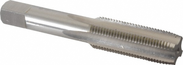 Hertel K008610AS Straight Flutes Tap: 3/4-16, UNF, 4 Flutes, Plug, 2B, High Speed Steel, Bright/Uncoated Image
