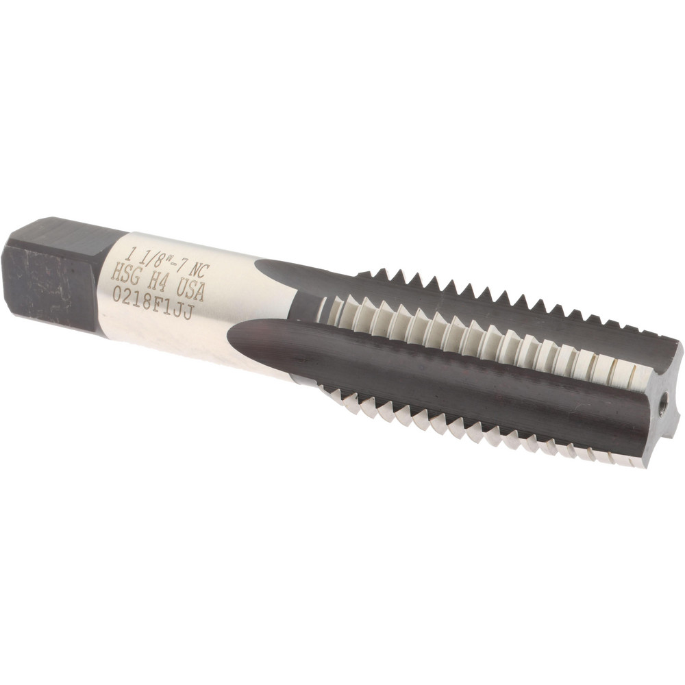 Hertel Straight Flute Tap 11/87 UNC, 4 Flute, Taper Chamfer, 3B