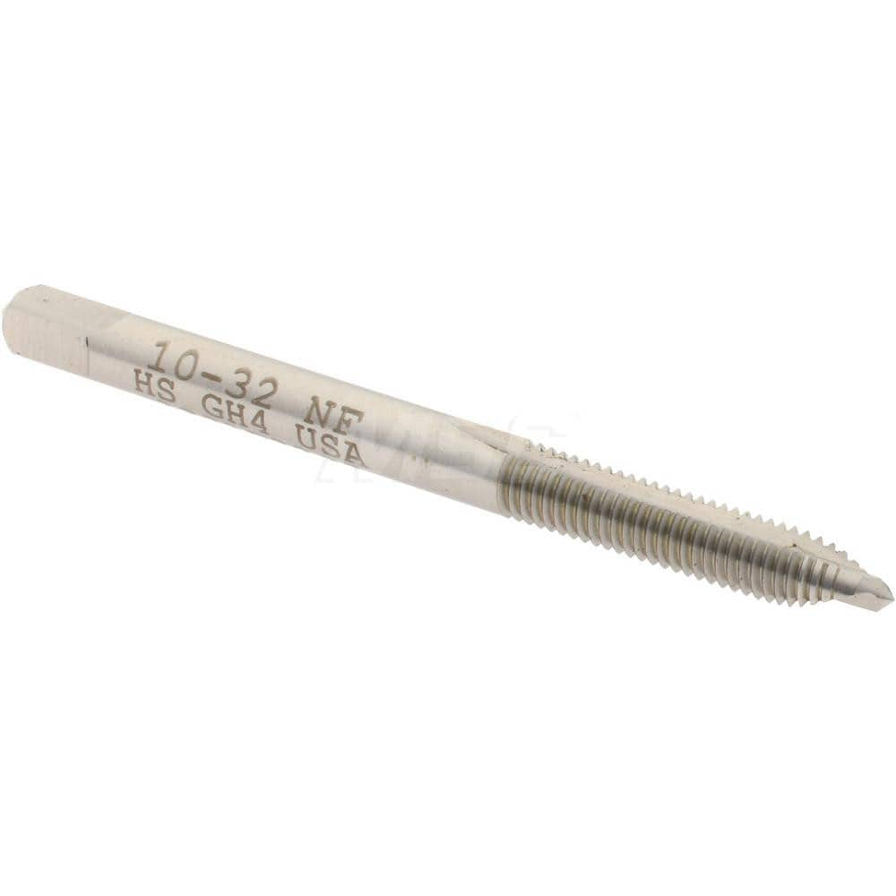 Hertel 10 32 Unf 2 Flute Bright Finish High Speed Steel Spiral Point