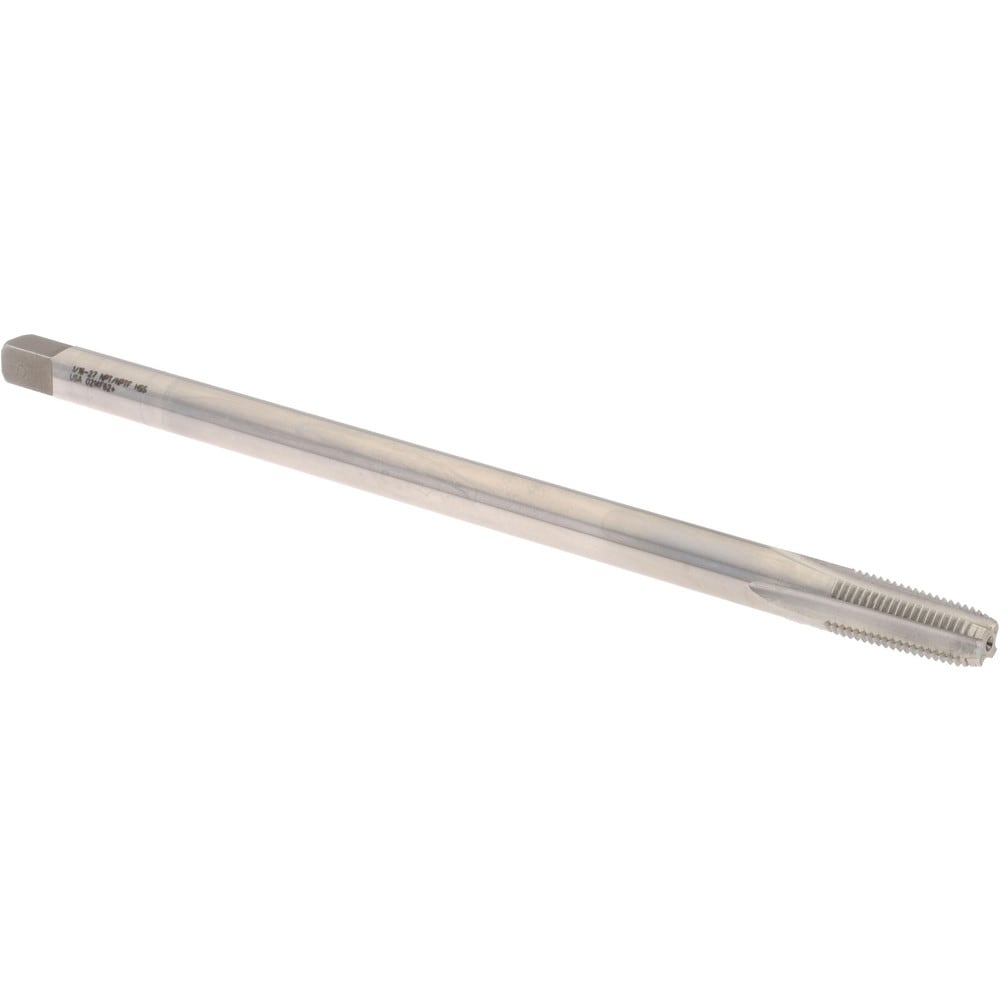 Hertel K015900AS Extension Pipe Tap: 1/16-27 NPT, 4 Flutes, Plug Chamfer, High Speed Steel Image