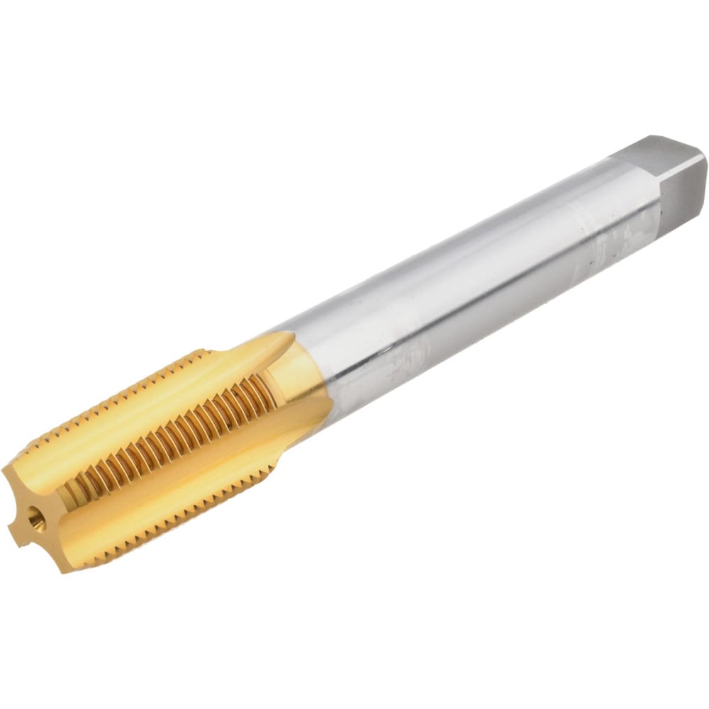 Extension Pipe Tap: 1/2-14 NPT, 4 Flutes, Plug Chamfer, High Speed Steel