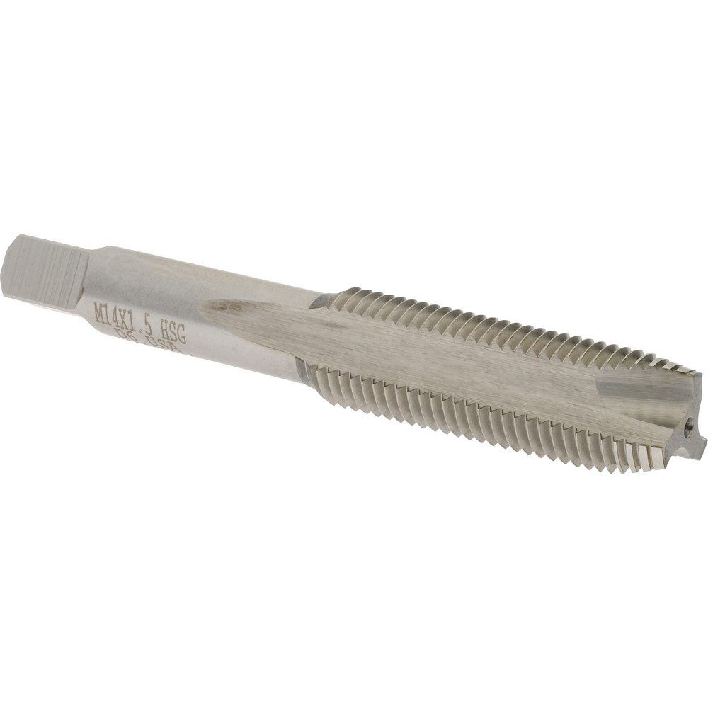 Hertel K027779AS Spiral Point Tap: M14 x 1.5, Metric Fine, 3 Flutes, Plug, High Speed Steel, Bright Finish Image