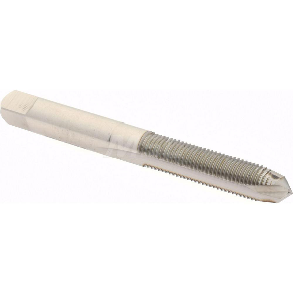 Spiral Point STI Tap: 1/4-28 UNF, 2 Flutes, Plug, High Speed Steel, Bright/Uncoated