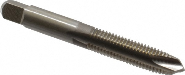 SHEARTAP 34413 Spiral Point Tap Steam Oxide Over Nitride Finish Plug Type 3 Flutes H5 Pitch Diameter High-Speed Steel 10-32 Size