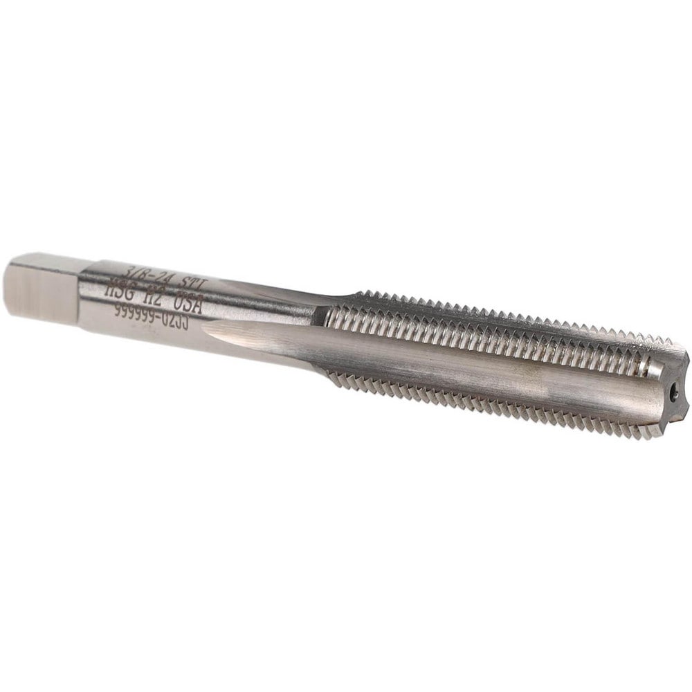 Hand STI Tap: 3/8-24 UNF, H2, 4 Flutes, Bottoming Chamfer