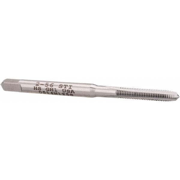 Hand STI Tap: #2-56 UNC, H1, 3 Flutes, Plug Chamfer