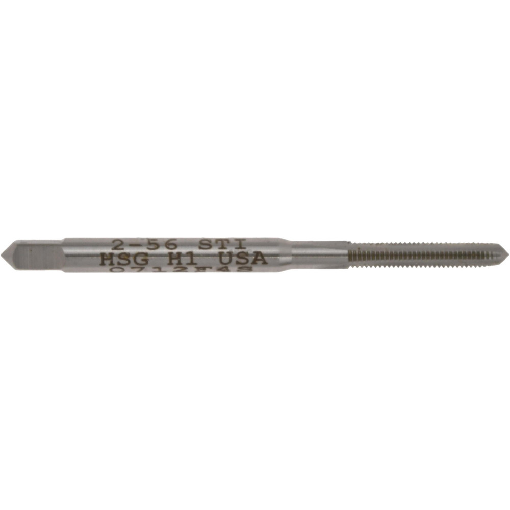 Hand STI Tap: #2-56 UNC, H1, 3 Flutes, Plug Chamfer