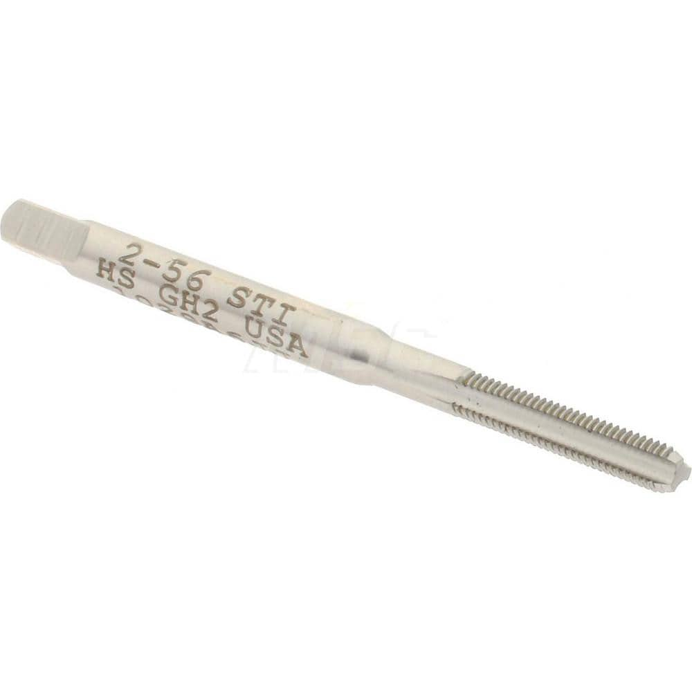 Hand STI Tap: #2-56 UNC, H2, 3 Flutes, Bottoming Chamfer