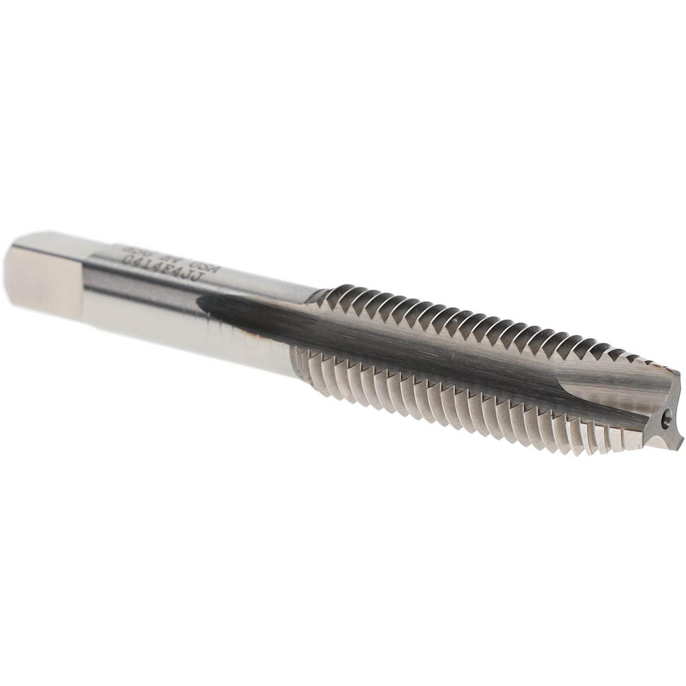Spiral Point STI Tap: 7/16-14 UNC, 3 Flutes, Plug, High Speed Steel, Bright/Uncoated