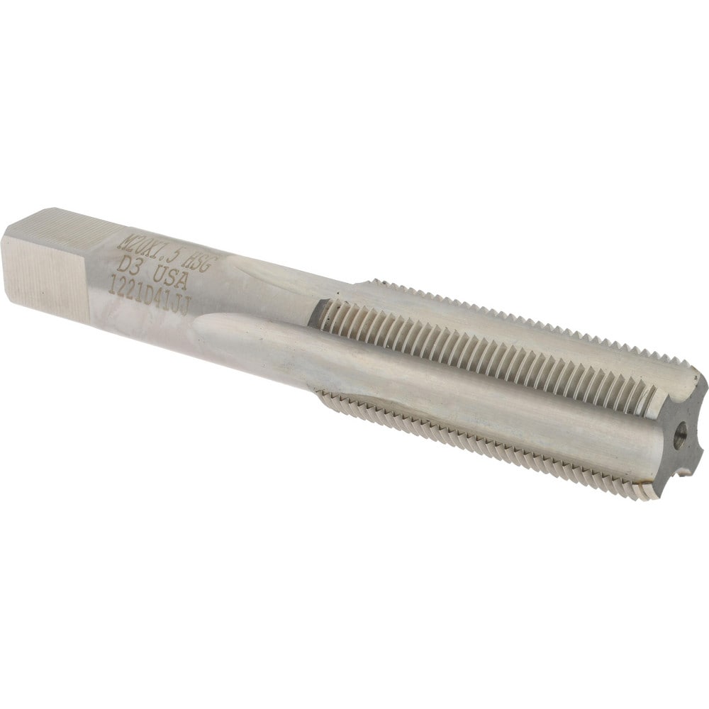 Hertel K020431AS Straight Flutes Tap: Metric Fine, 4 Flutes, Bottoming, High Speed Steel, Bright/Uncoated Image