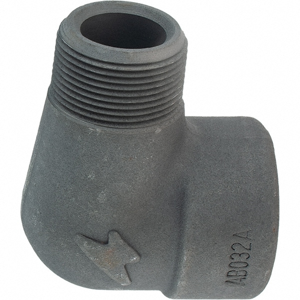 Black 90 ° Street Elbow: 1-1/4", Threaded