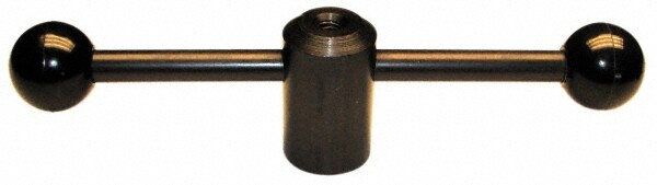 2 Straight Arms, Black Oxide, Blank Clamping Handle