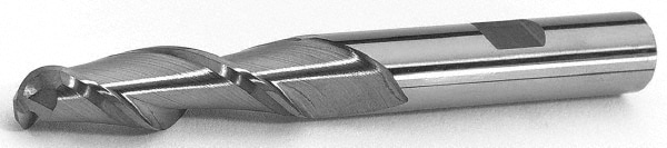 Accupro 12183996 Ball End Mill: 0.354" Dia, 0.9843" LOC, 2 Flute, Solid Carbide Image