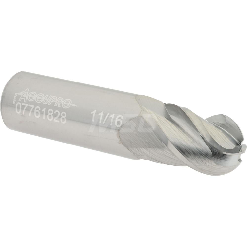 Accupro - Ball End Mill: 11/16 