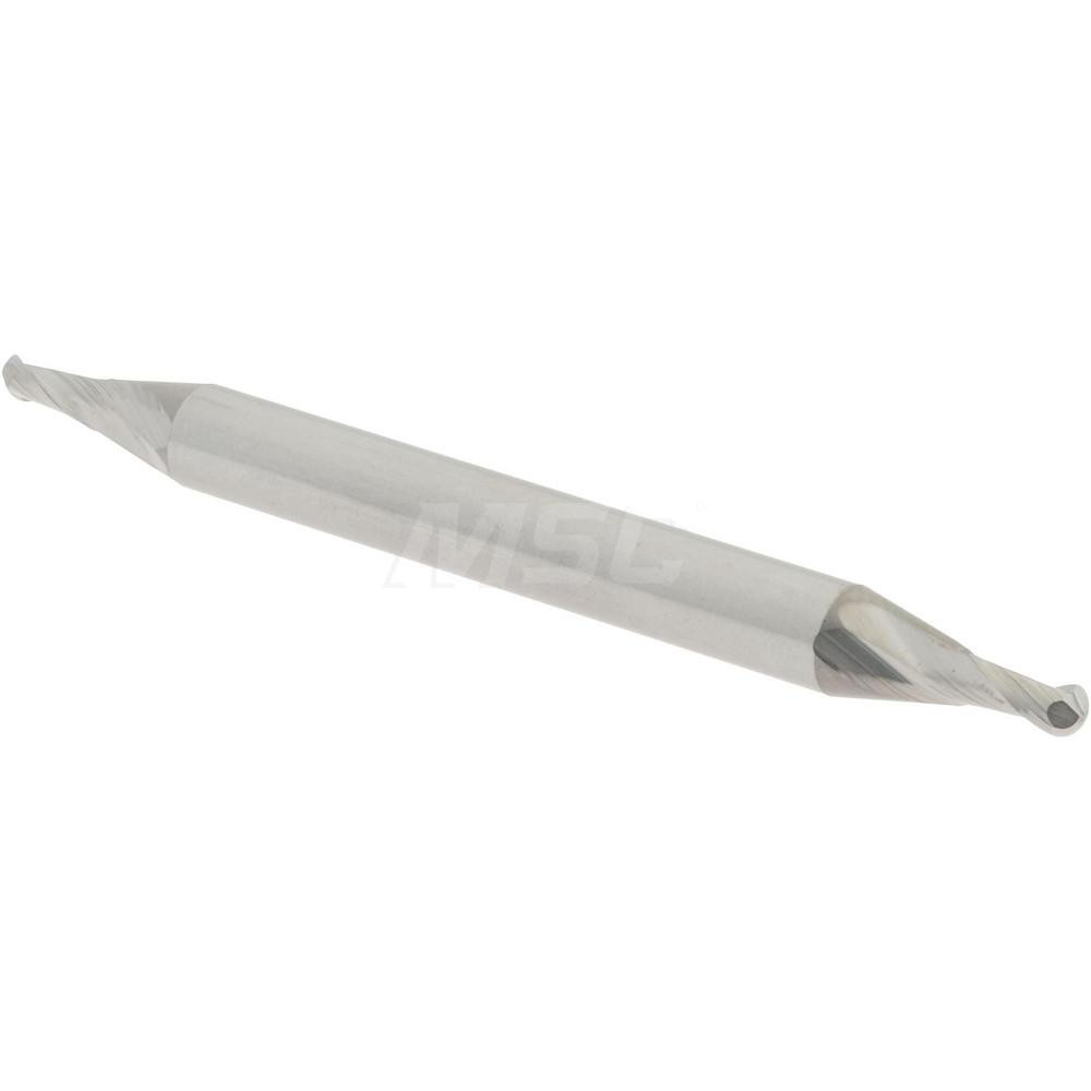 Accupro 12185274 Ball End Mill: 0.0625" Dia, 0.125" LOC, 2 Flute, Solid Carbide Image