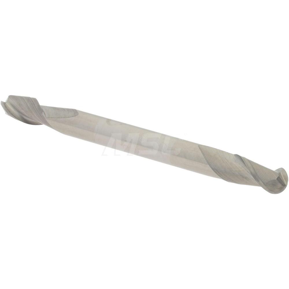 Accupro 12185283 Ball End Mill: 0.125" Dia, 0.25" LOC, 2 Flute, Solid Carbide Image