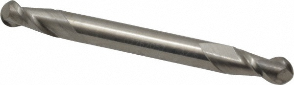 Accupro 12185289 Ball End Mill: 0.1875" Dia, 0.375" LOC, 2 Flute, Solid Carbide Image