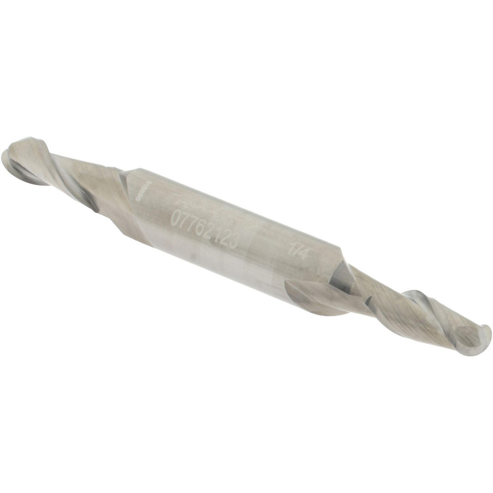 Accupro 12177697 Ball End Mill: 0.25" Dia, 0.625" LOC, 2 Flute, Solid Carbide Image