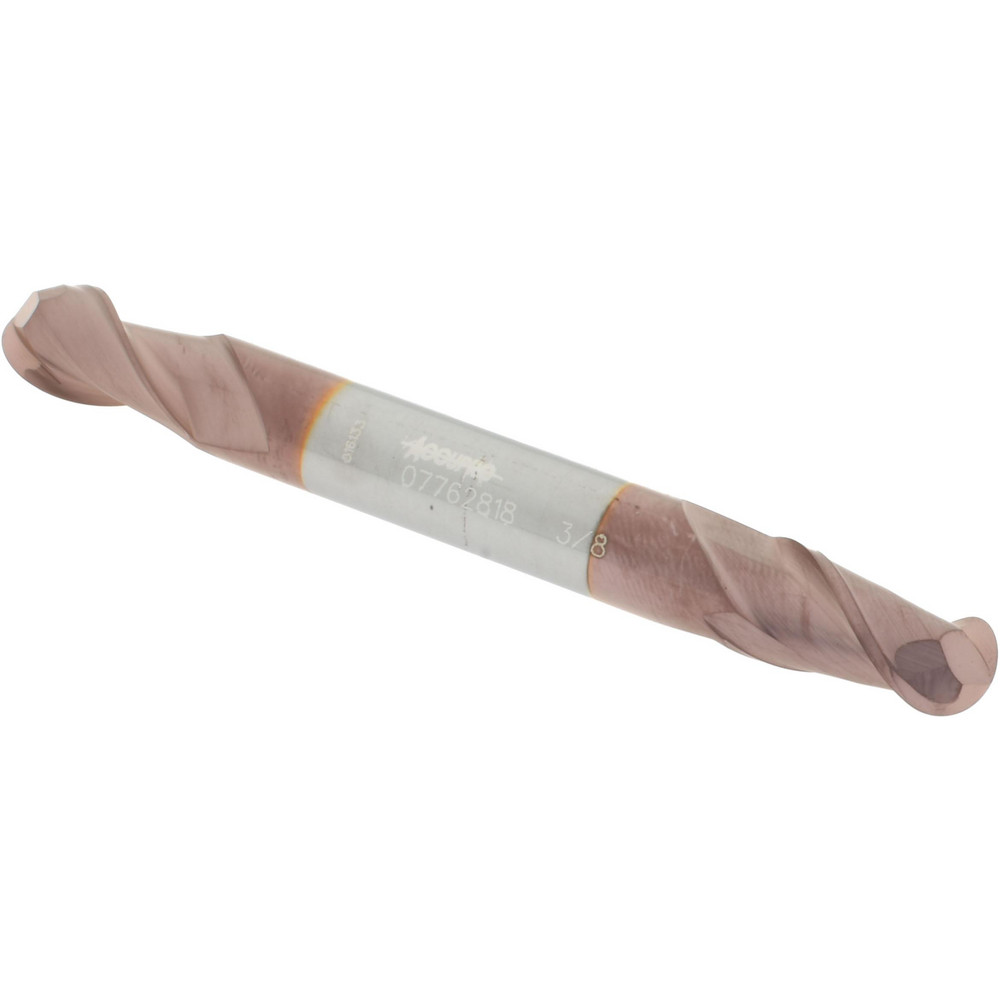 Accupro 12177710 Ball End Mill: 0.375" Dia, 0.75" LOC, 2 Flute, Solid Carbide Image