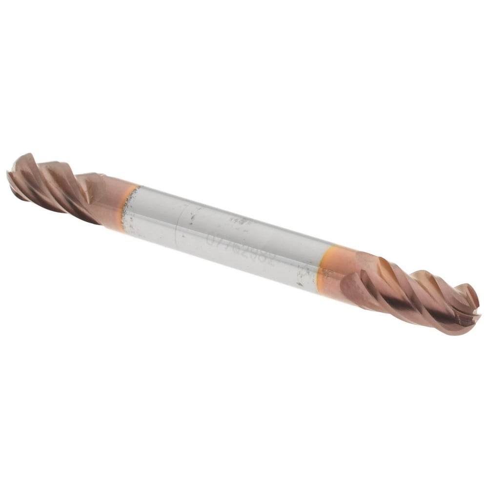 Ball End Mill: 0.1875" Dia, 0.375" LOC, 4 Flute, Solid Carbide