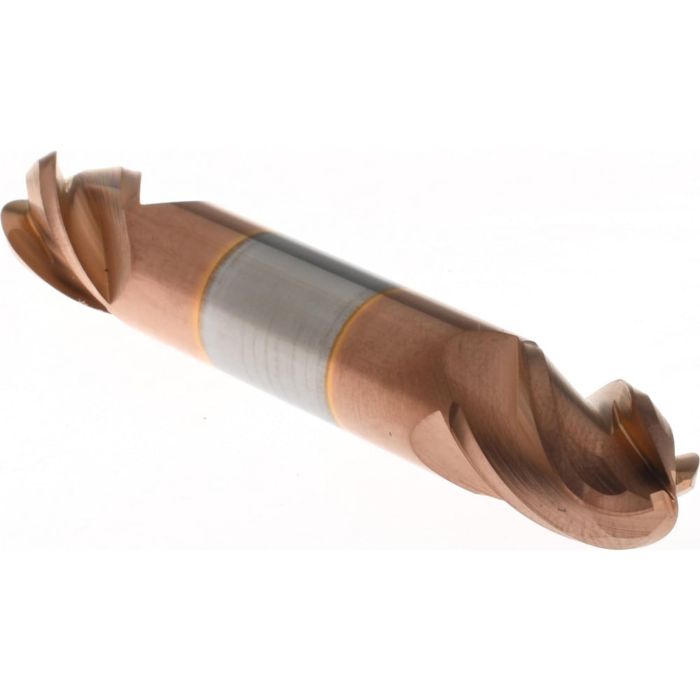 Ball End Mill: 0.4375" Dia, 0.5625" LOC, 4 Flute, Solid Carbide