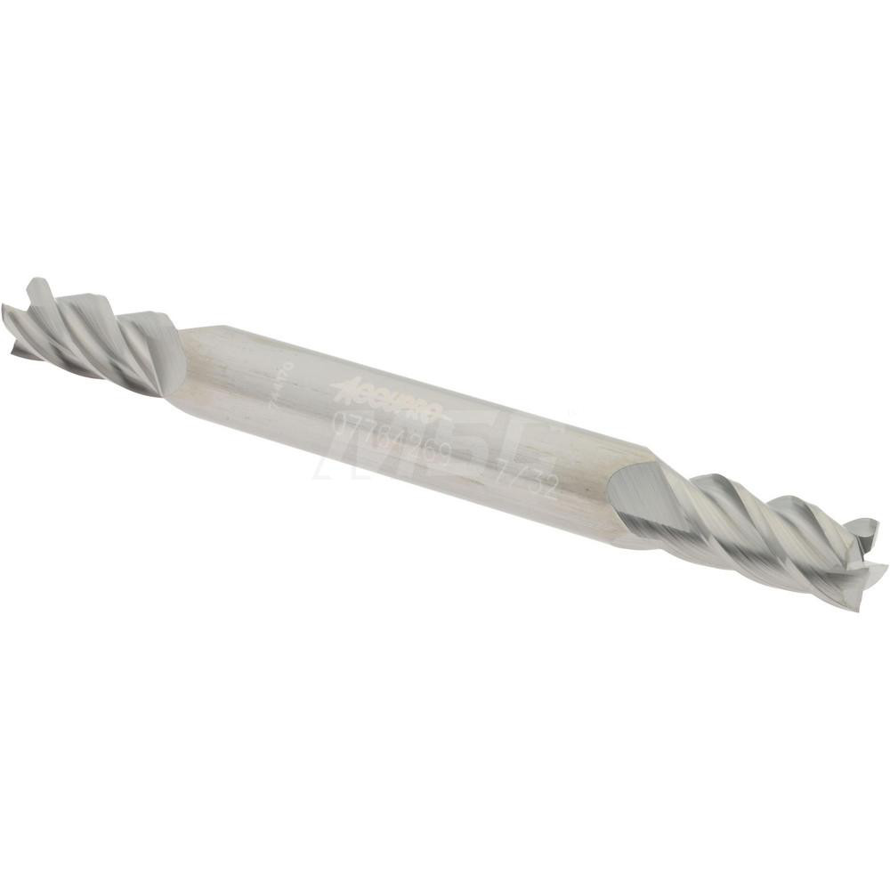 Accupro 12185209 Square End Mill: 7/32 Dia, 7/16 LOC, 1/4 Shank Dia, 2-1/2 OAL, 4 Flutes, Solid Carbide Image