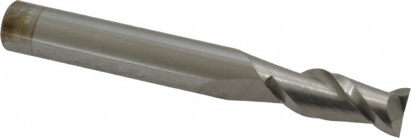 Accupro 12181362 Square End Mill: 19/64 Dia, 3/4 LOC, 5/16 Shank Dia, 2-1/2 OAL, 2 Flutes, Solid Carbide Image