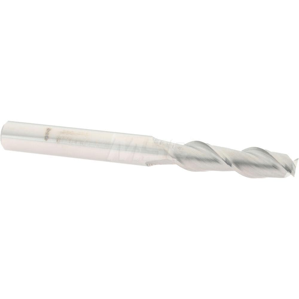 Accupro 12181722 Square End Mill: 5/16 Dia, 1-1/8 LOC, 5/16 Shank Dia, 3 OAL, 2 Flutes, Solid Carbide Image