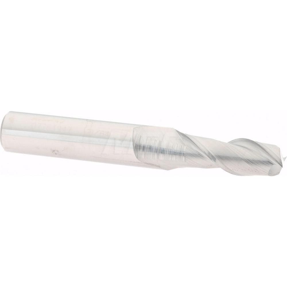 Accupro 12181392 Square End Mill: 21/64 Dia, 7/8 LOC, 3/8 Shank Dia, 2-1/2 OAL, 2 Flutes, Solid Carbide Image