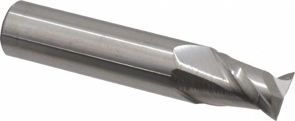 Accupro 12181686 Square End Mill: 15/32 Dia, 5/8 LOC, 1/2 Shank Dia, 2-1/2 OAL, 2 Flutes, Solid Carbide Image