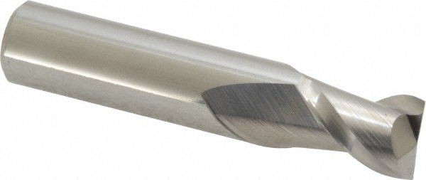 Accupro 12181692 Square End Mill: 31/64 Dia, 5/8 LOC, 1/2 Shank Dia, 2-1/2 OAL, 2 Flutes, Solid Carbide Image