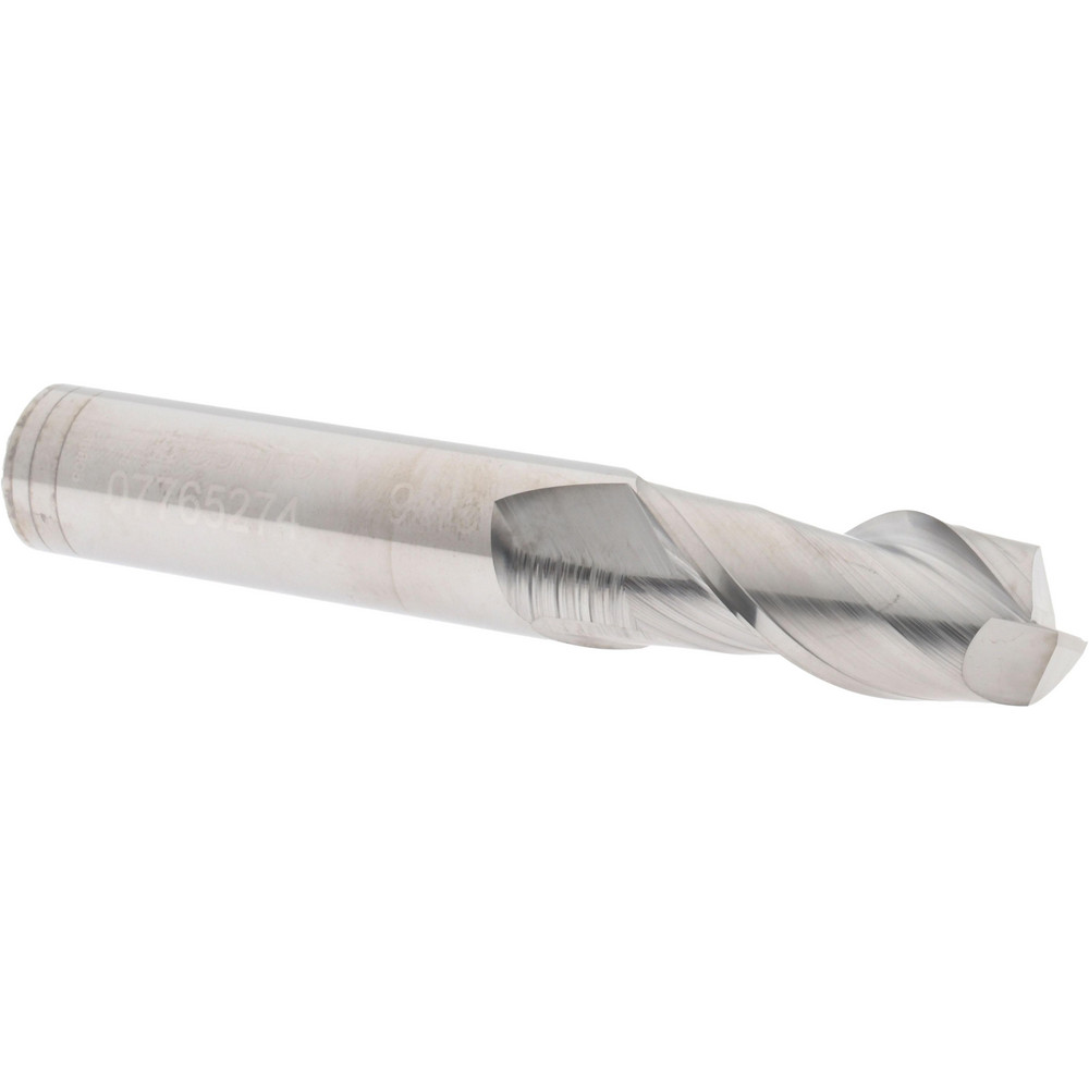 Accupro 12181491 Square End Mill: 9/16 Dia, 1-1/4 LOC, 9/16 Shank Dia, 3-1/2 OAL, 2 Flutes, Solid Carbide Image