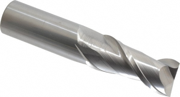 Accupro 12181710 Square End Mill: 1 Dia, 2-1/4 LOC, 1 Shank Dia, 5 OAL, 2 Flutes, Solid Carbide Image