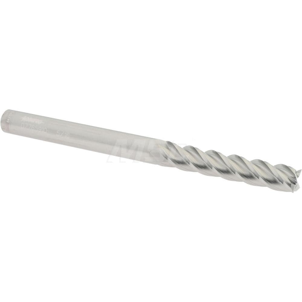 Accupro 12183249 Square End Mill: 5/16 Dia, 1-5/8 LOC, 5/16 Shank Dia, 4 OAL, 4 Flutes, Solid Carbide Image