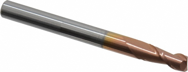 Accupro 12181603 Square End Mill: 11/64 Dia, 3/8 LOC, 3/16 Shank Dia, 2 OAL, 2 Flutes, Solid Carbide Image