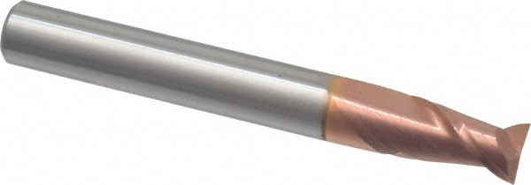 Accupro 12181624 Square End Mill: 15/64 Dia, 3/8 LOC, 1/4 Shank Dia, 2 OAL, 2 Flutes, Solid Carbide Image