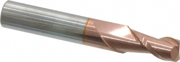 Accupro 12181633 Square End Mill: 17/64 Dia, 1/2 LOC, 5/16 Shank Dia, 2 OAL, 2 Flutes, Solid Carbide Image