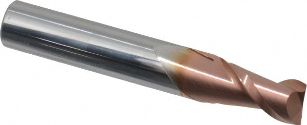 Accupro 12181639 Square End Mill: 9/32 Dia, 1/2 LOC, 5/16 Shank Dia, 2 OAL, 2 Flutes, Solid Carbide Image