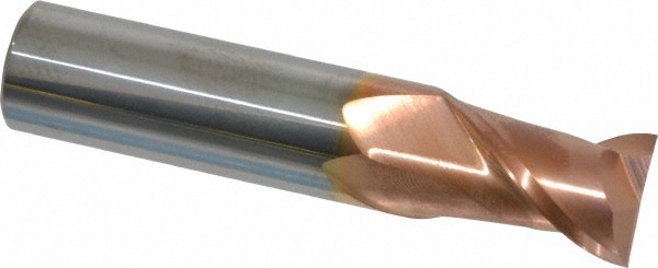 Accupro 12181702 Square End Mill: 5/8 Dia, 7/8 LOC, 5/8 Shank Dia, 3 OAL, 2 Flutes, Solid Carbide Image