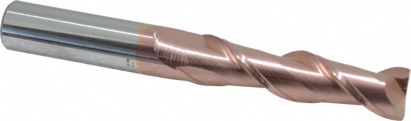 Accupro 12181771 Square End Mill: 3/4 Dia, 3 LOC, 3/4 Shank Dia, 6 OAL, 2 Flutes, Solid Carbide Image