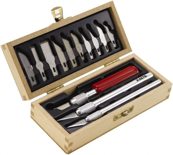 Hobby Exacto Knife X-Acto Set Blades Handle For Craftsman Craft