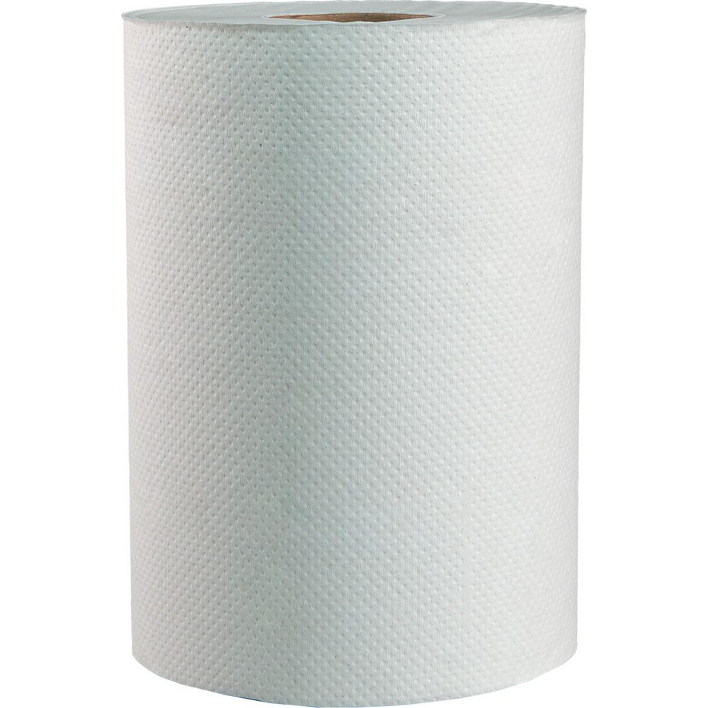 Paper Towels; Form: Hard Roll ; Container Type: Roll ; Recycled Fiber: Yes ; Color: White ; Roll per Case: 12 ; Fits Dispenser: Standard Roll Towel Dispensers