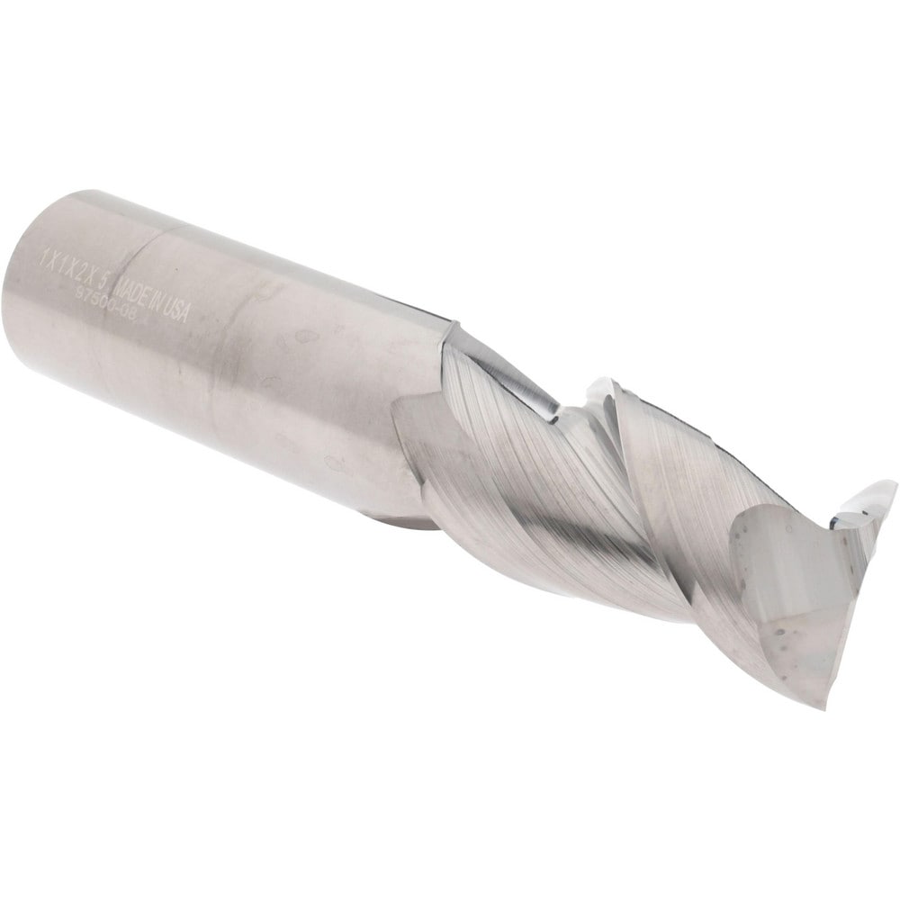 Accupro 25010032 Square End Mill: 1 Dia, 2 LOC, 1 Shank Dia, 5 OAL, 2 Flutes, Solid Carbide Image