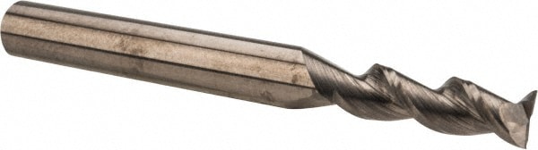 Accupro 25021812 Square End Mill: 7/32 Dia, 3/4 LOC, 1/4 Shank Dia, 2-1/2 OAL, 2 Flutes, Solid Carbide Image