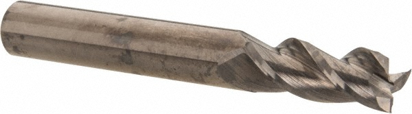 Accupro 35031213 Square End Mill: 5/16 Dia, 13/16 LOC, 5/16 Shank Dia, 2-1/2 OAL, 3 Flutes, Solid Carbide Image