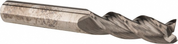 Accupro 35037520 Square End Mill: 3/8 Dia, 1-1/4 LOC, 3/8 Shank Dia, 3 OAL, 3 Flutes, Solid Carbide Image