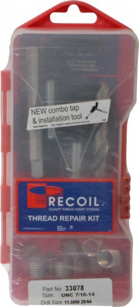 Recoil 33078 Thread Repair Kit: Free-Running Image