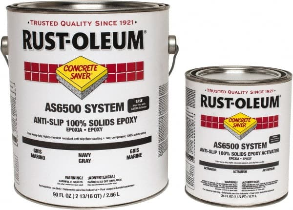Rust-Oleum AS6586425 Protective Coating: 1 gal Can, Gloss Finish, Gray 